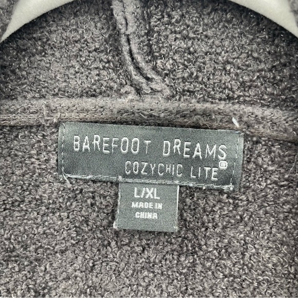 Barefoot Dreams Cozychic Lite Brown Cardigan Sweater L/XL Style 903 - Picture 2 of 6